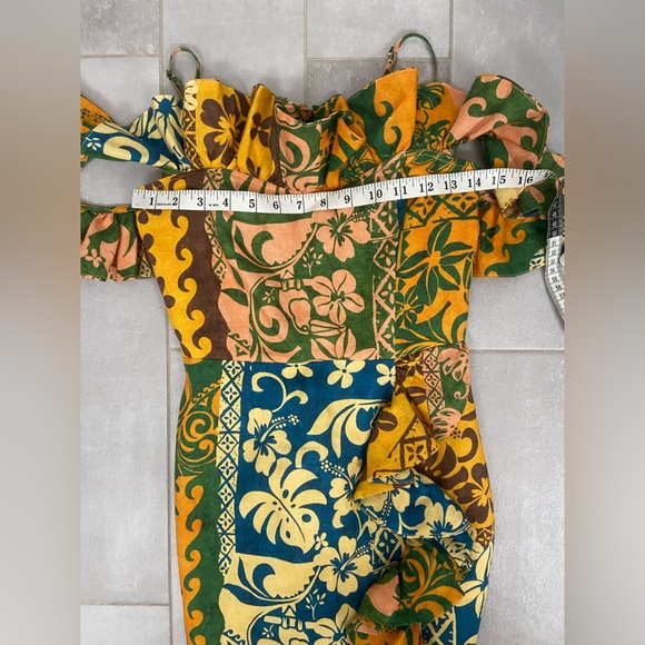 Alemais Archie Flounce Mini Dress Muti Size 2 - Picture 6 of 13